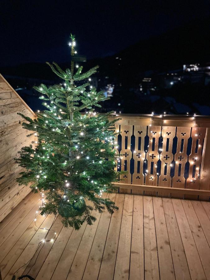 Exclusives Apartment Im Sonnenhof Moos Sexten Bagian luar foto