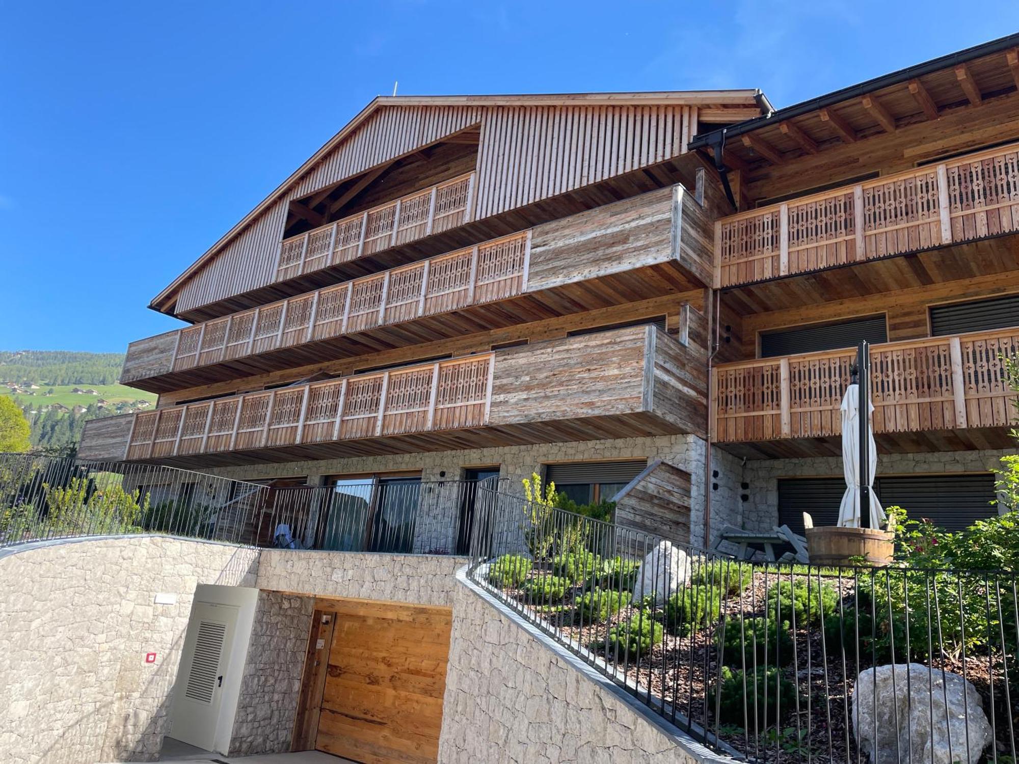 Exclusives Apartment Im Sonnenhof Moos Sexten Bagian luar foto